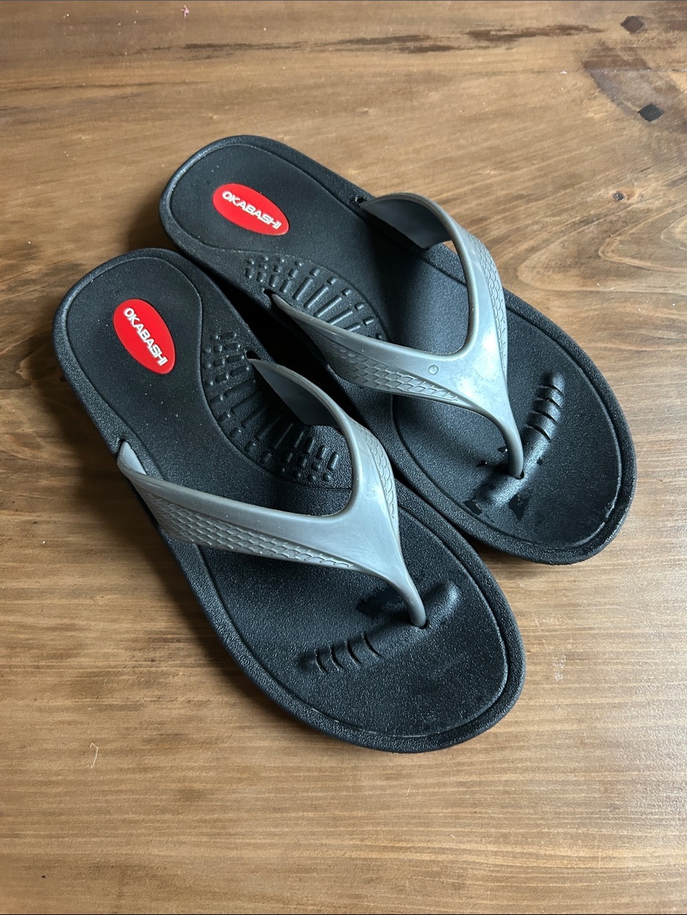 Okabashi flip flops